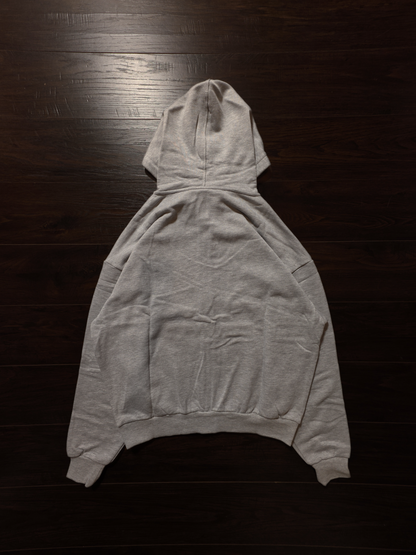 Alo Accolade Full-Zip Hoodie & Straight-Leg Sweatpant Set - Athletic Heather Grey [NEW]