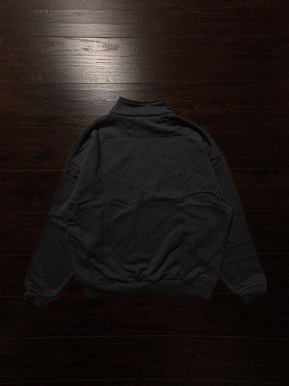 Alo Accolade 1/4 Zip Pullover - Black [NEW]