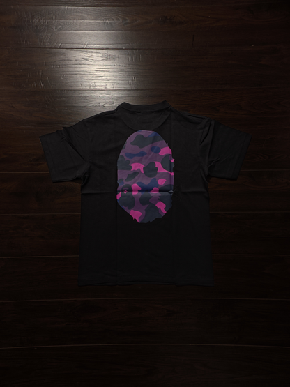 BAPE Color Camo By Bathing Ape Tee 'Black/Purple' [NEW]