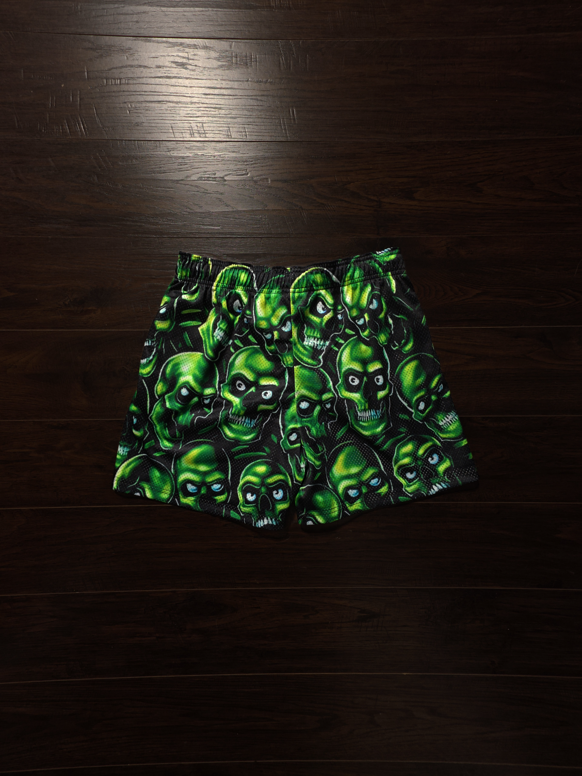 Bravest Studios Skully Shorts Green [NEW]