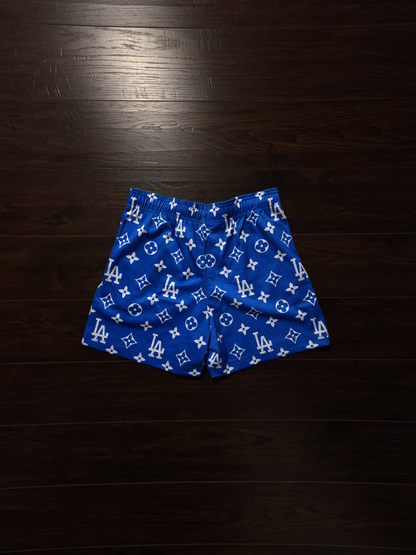 Bravest Studios LA Dodgers Shorts Royal Blue [NEW]