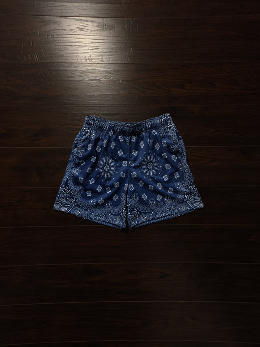Bravest Studios Bandana Shorts Navy [NEW]