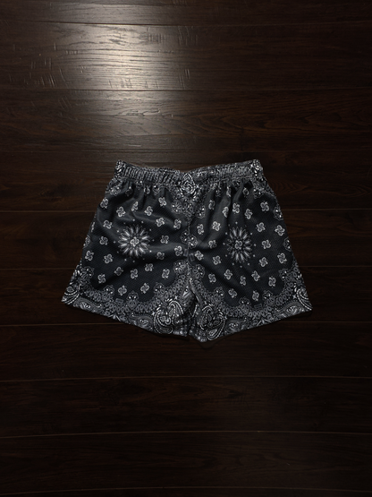 Bravest Studios Black Bandana Shorts [NEW]