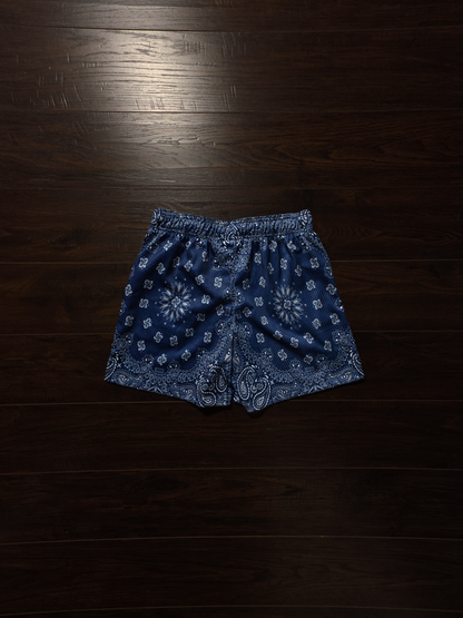 Bravest Studios Bandana Shorts Navy [NEW]