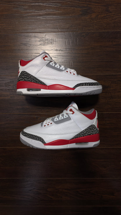 Jordan 3 Retro Fire Red (2022) [USED] - 9.5 M