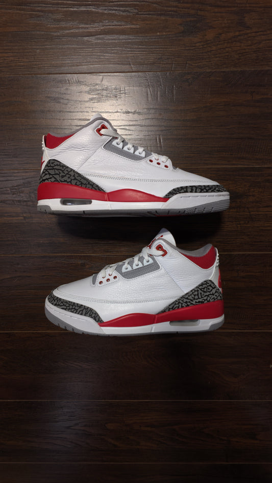 Jordan 3 Retro Fire Red (2022) [USED] - 9.5 M