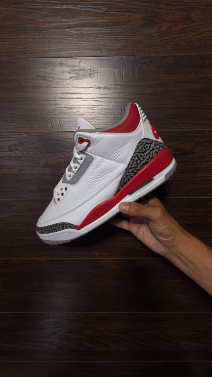 Jordan 3 Retro Fire Red (2022) [USED] - 9.5 M