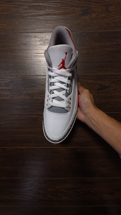 Jordan 3 Retro Fire Red (2022) [USED] - 9.5 M