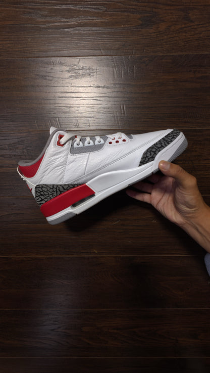 Jordan 3 Retro Fire Red (2022) [USED] - 9.5 M