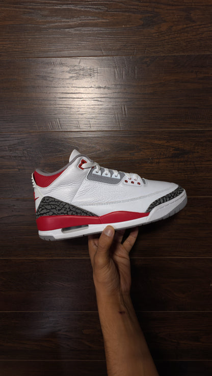 Jordan 3 Retro Fire Red (2022) [USED] - 9.5 M