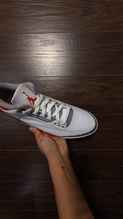Jordan 3 Retro Fire Red (2022) [USED] - 9.5 M