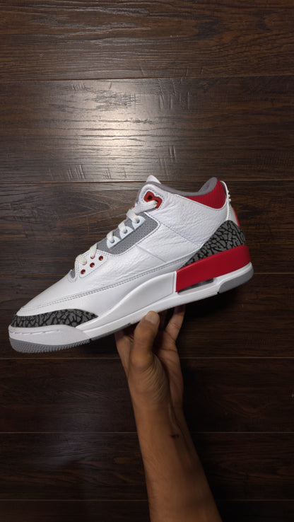 Jordan 3 Retro Fire Red (2022) [USED] - 9.5 M