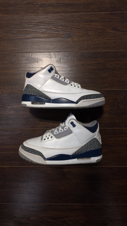 Jordan 3 Retro Midnight Navy [USED] - 9 M