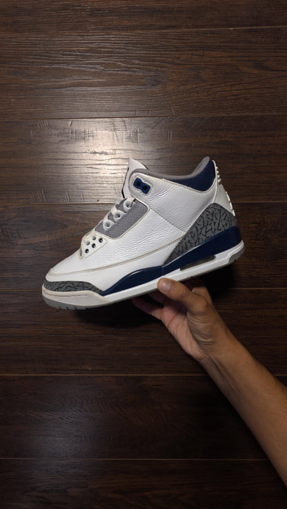 Jordan 3 Retro Midnight Navy [USED] - 9 M