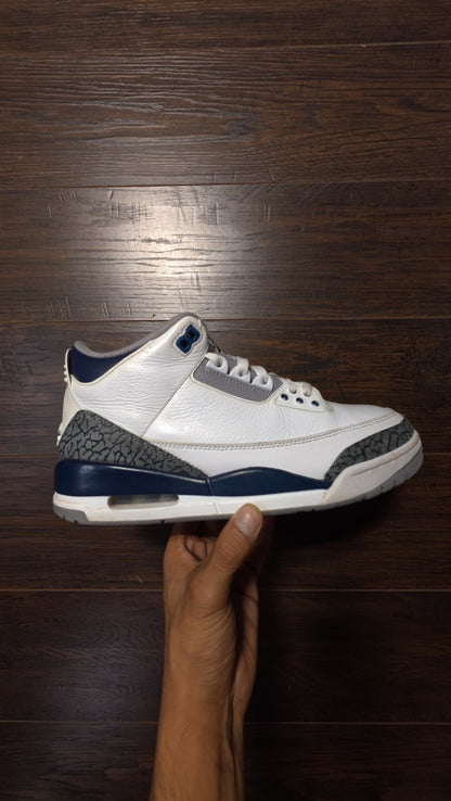 Jordan 3 Retro Midnight Navy [USED] - 9 M