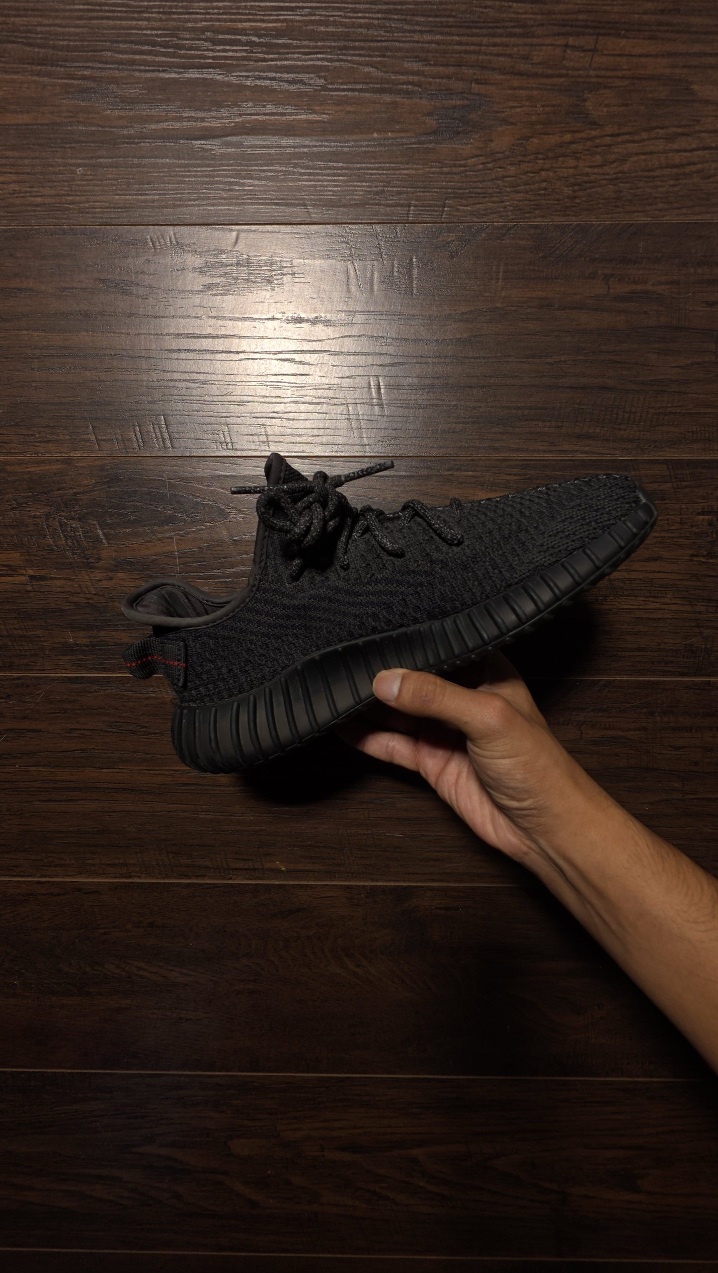 adidas Yeezy Boost 350 V2 Black (Non-Reflective) [USED] - 6.5 Y