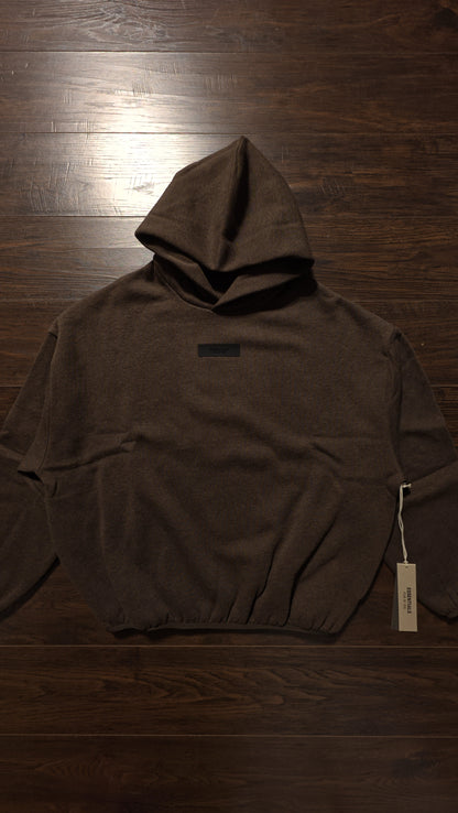 Fear of God Essentials Core Collection Hoodie Heather Wood [NEW] - XS/S