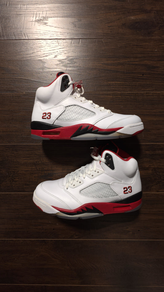 Jordan 5 Retro Fire Red Black Tongue (2013) [NEW] - 9.5 M