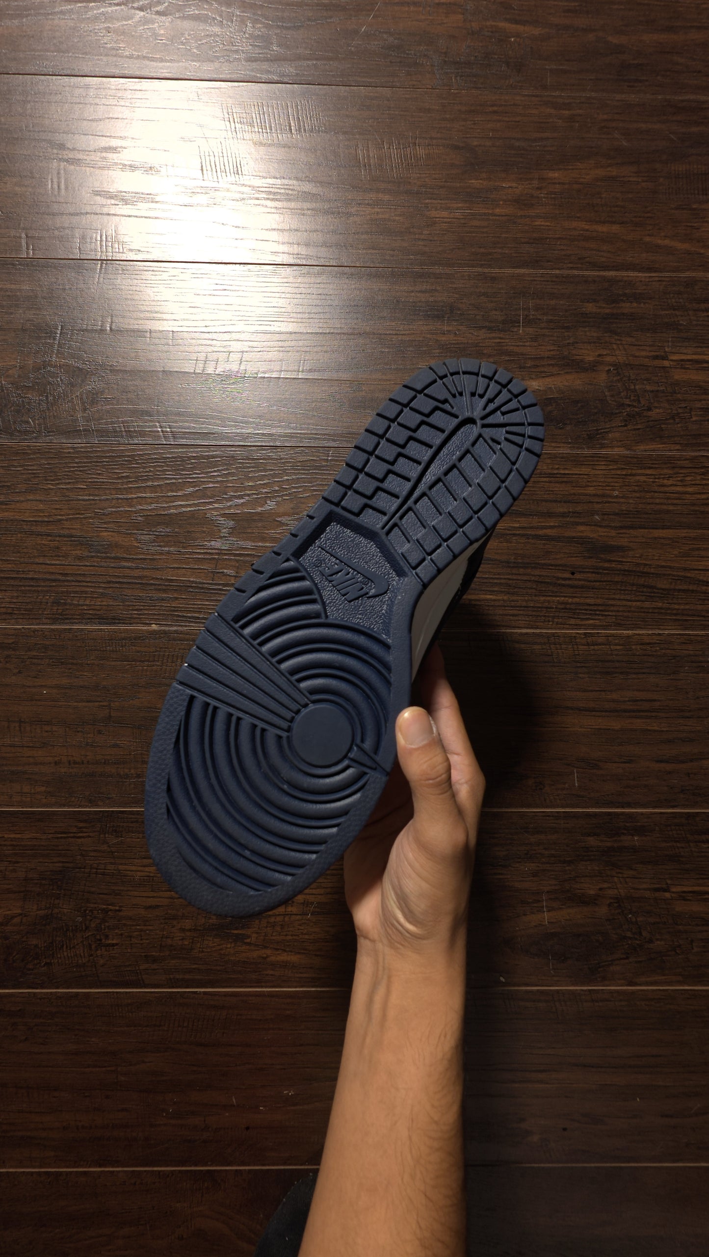 Nike Dunk Low White Midnight Navy [NEW] - 9.5 M