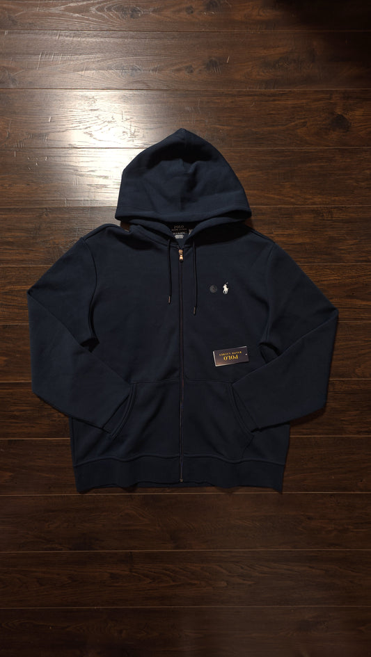 Double-Knit Full-Zip Hoodie Polo Ralph Lauren COLOR: Night Navy [NEW] - XL