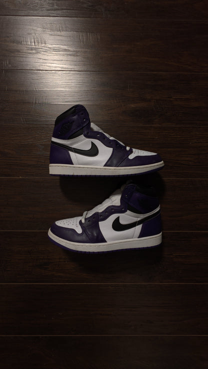 Jordan 1 Retro High Court Purple White [USED] - 10 M