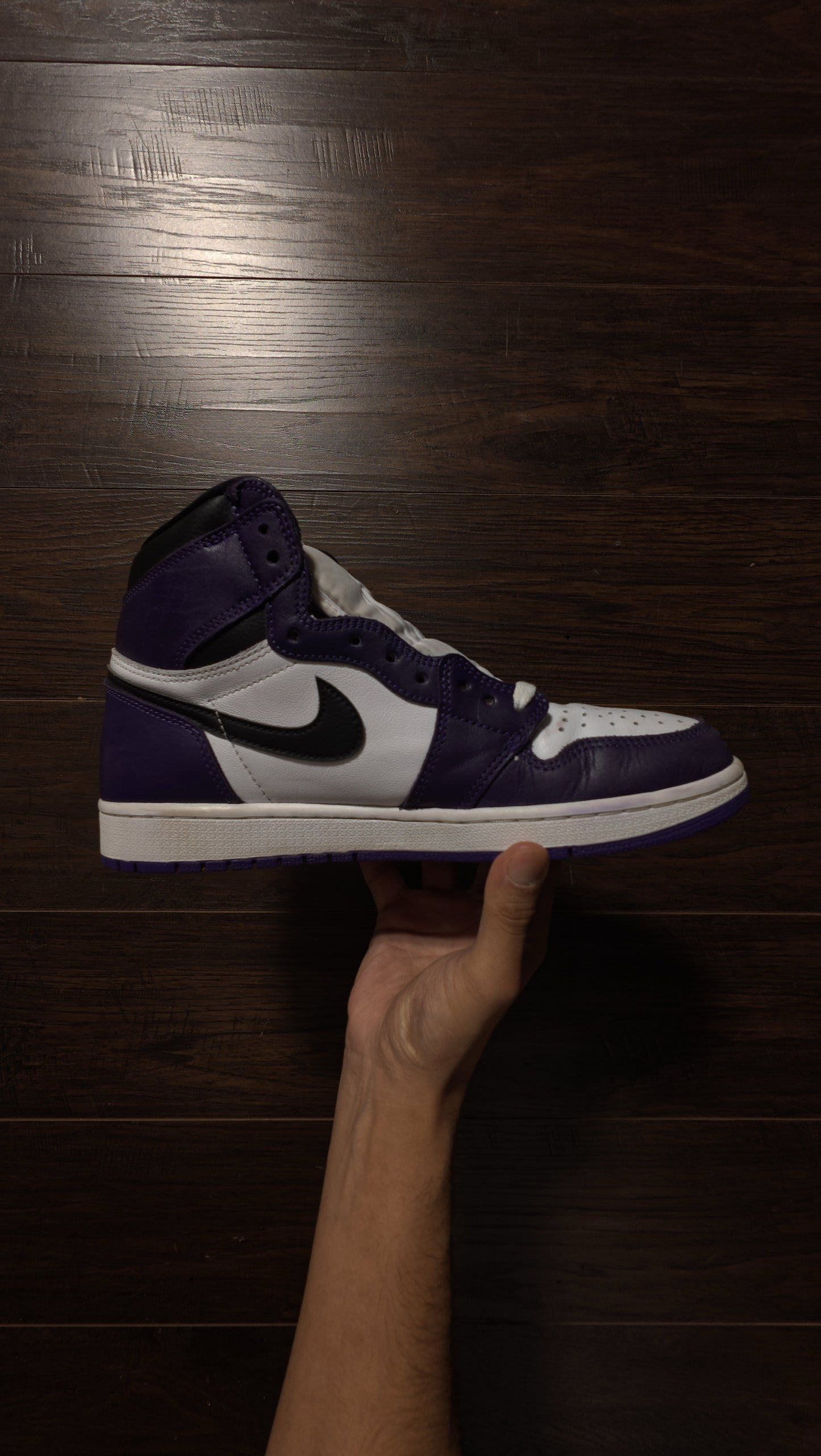 Jordan 1 Retro High Court Purple White [USED] - 10 M