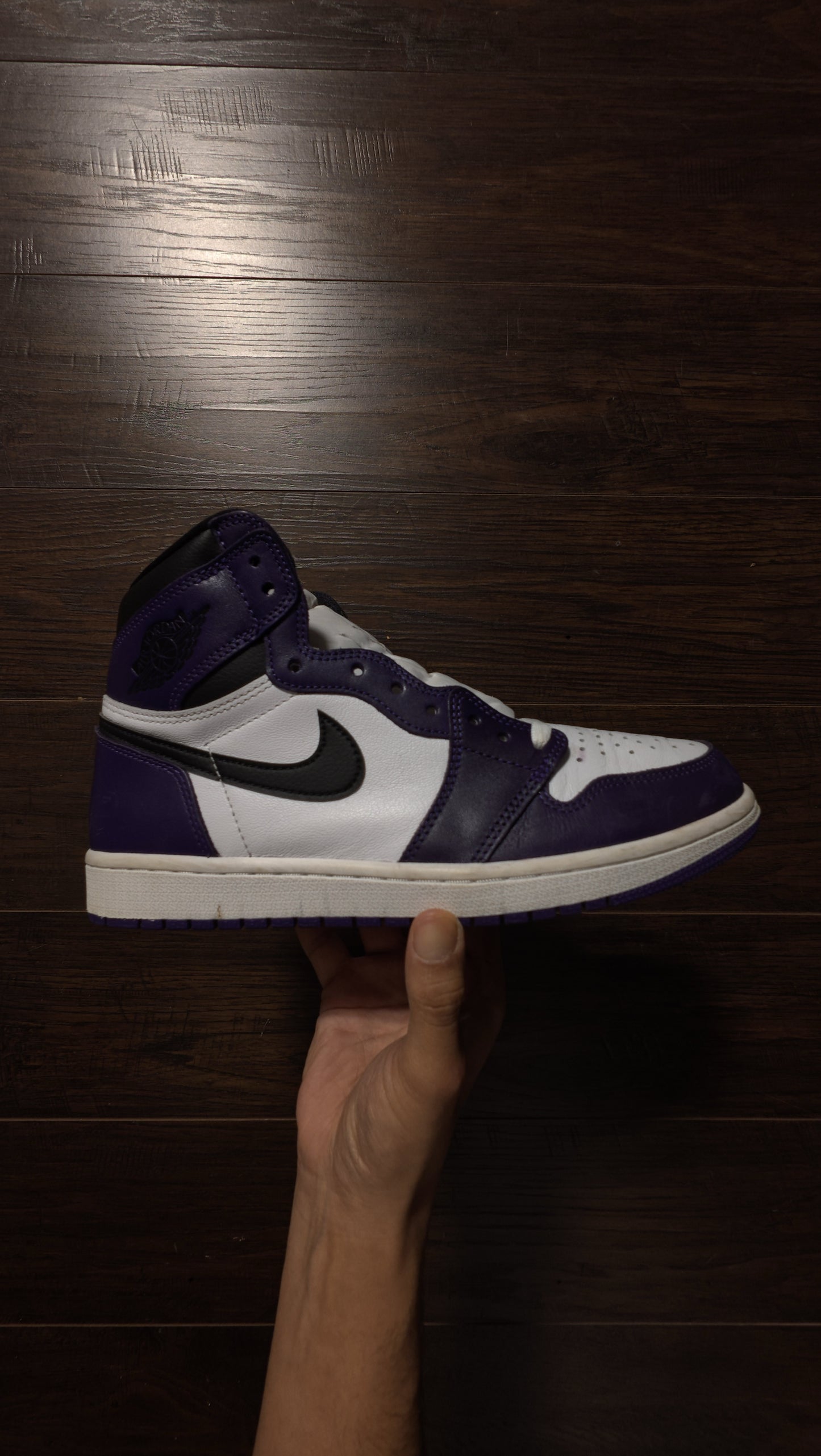 Jordan 1 Retro High Court Purple White [USED] - 10 M