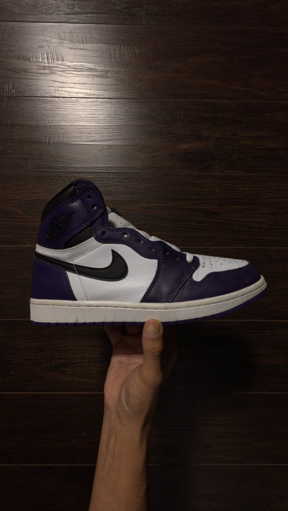 Jordan 1 Retro High Court Purple White [USED] - 10 M