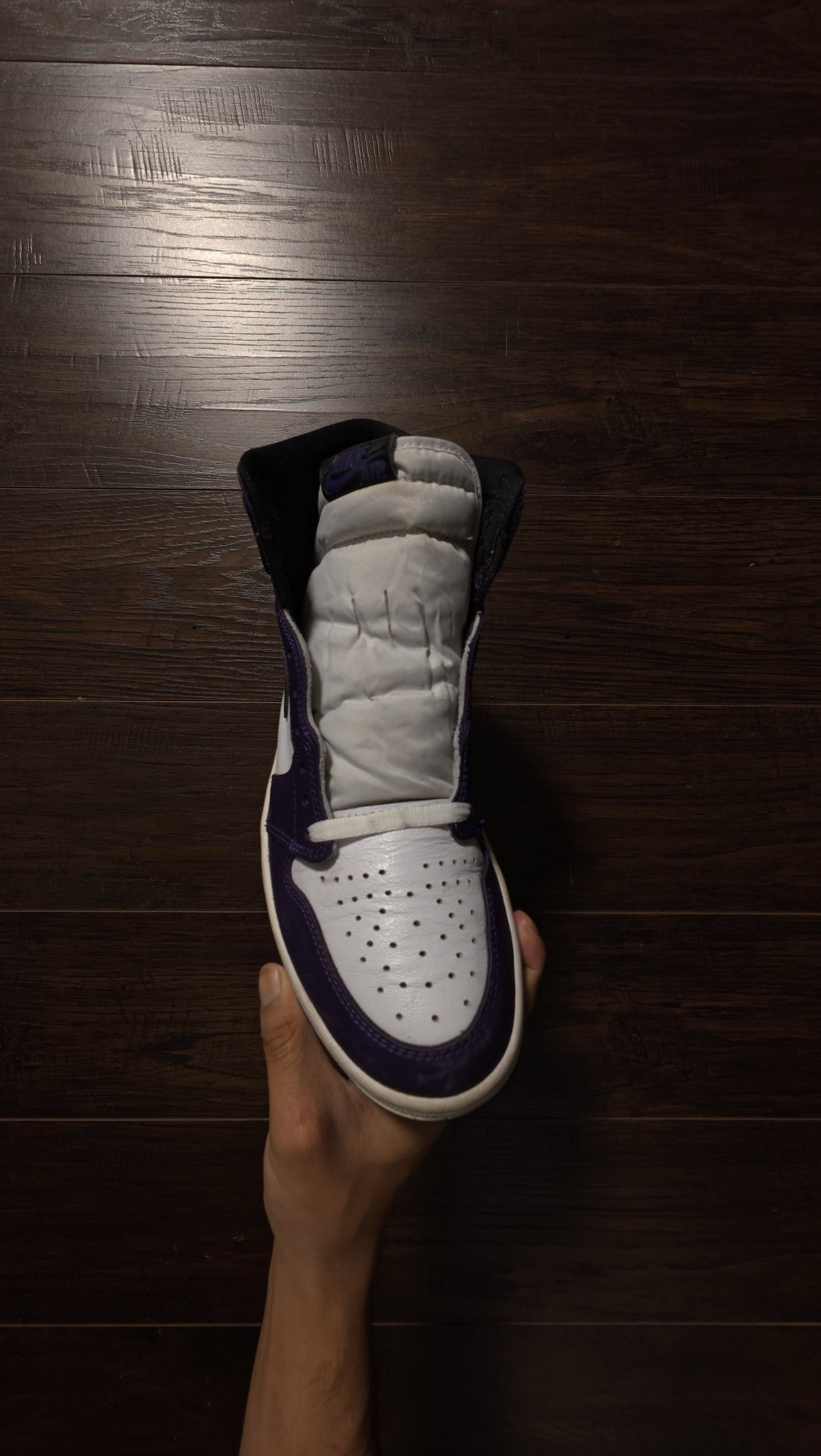 Jordan 1 Retro High Court Purple White [USED] - 10 M