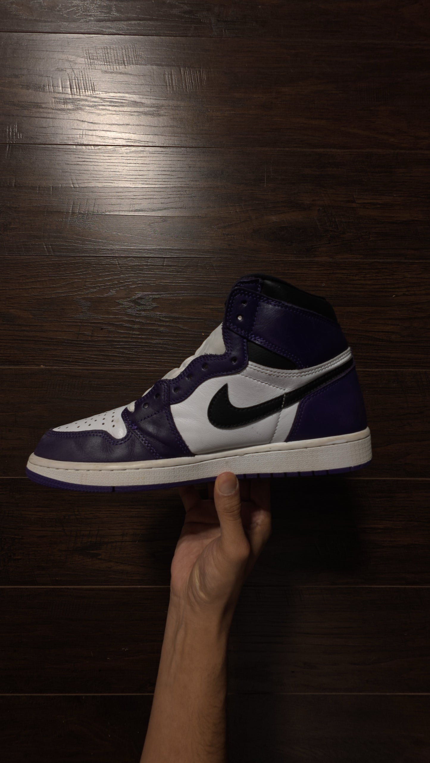 Jordan 1 Retro High Court Purple White [USED] - 10 M