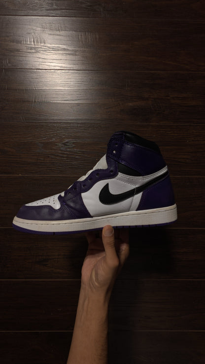 Jordan 1 Retro High Court Purple White [USED] - 10 M