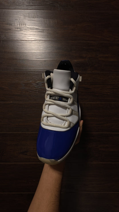 Jordan 11 Retro Low White Concord (Women's) [USED] - 10 M