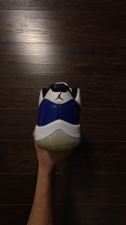Jordan 11 Retro Low White Concord (Women's) [USED] - 10 M