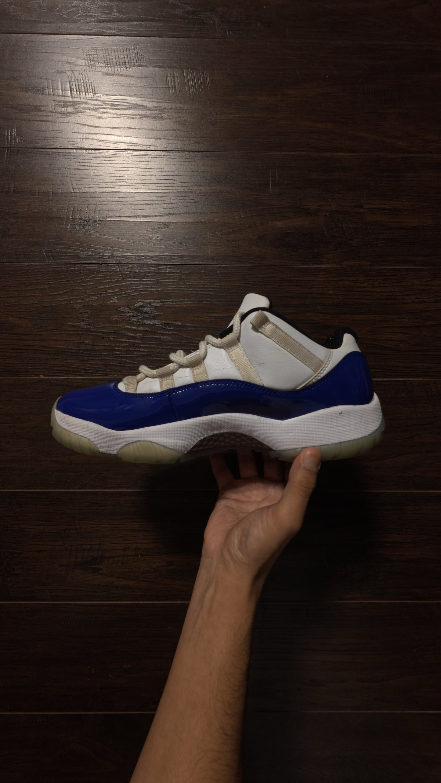 Jordan 11 Retro Low White Concord (Women's) [USED] - 10 M