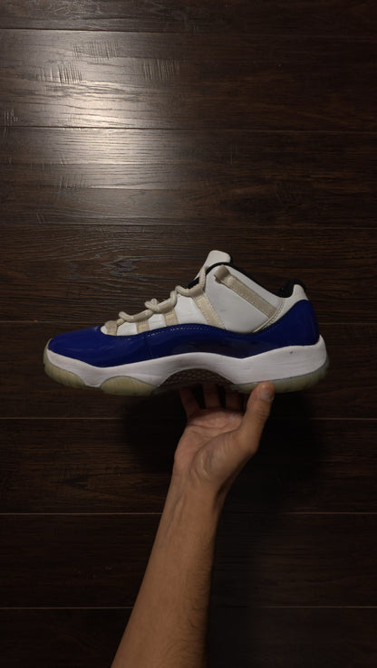 Jordan 11 Retro Low White Concord (Women's) [USED] - 10 M