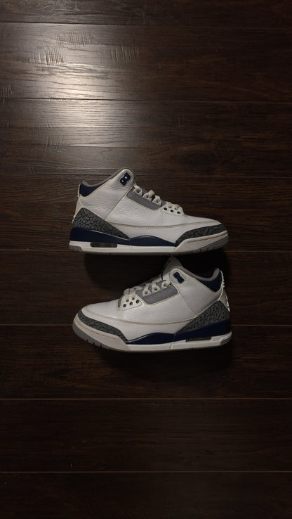 Jordan 3 Retro Midnight Navy [USED] - 9 M