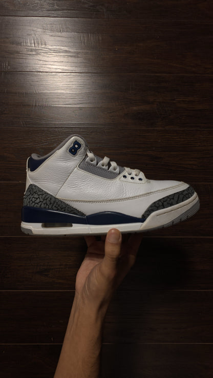 Jordan 3 Retro Midnight Navy [USED] - 9 M