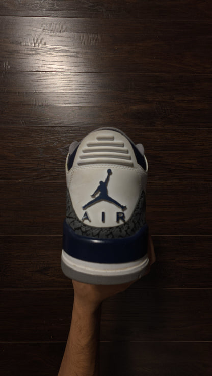 Jordan 3 Retro Midnight Navy [USED] - 9 M