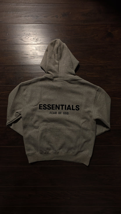 Fear of God Essentials Hoodie 'Dark Oatmeal' [NEW]