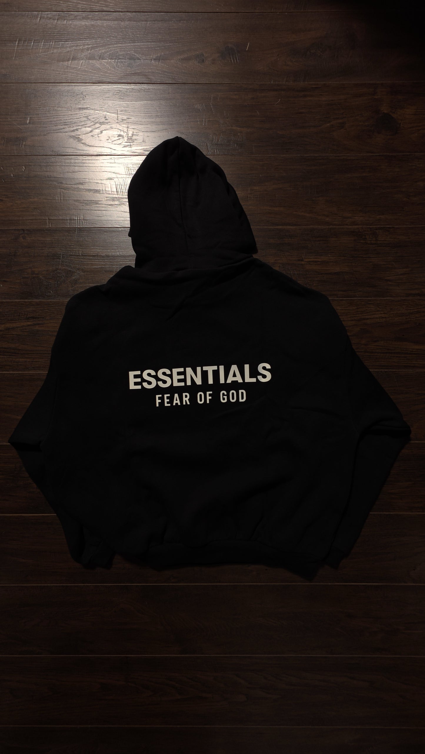 Fear of God Essentials Fleece Hoodie – FW24 Black [NEW]
