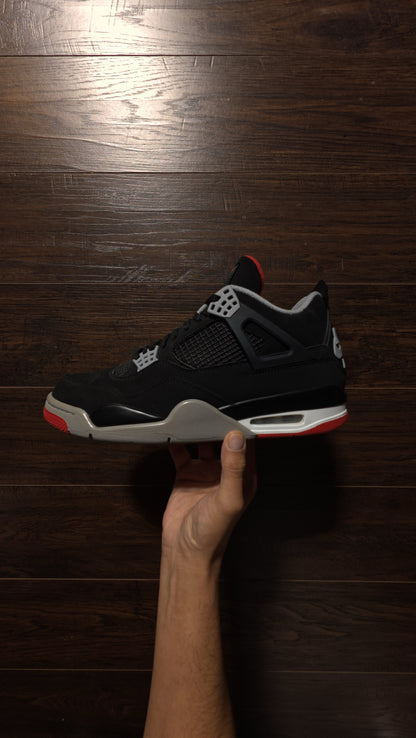 Jordan 4 Retro Bred (2019) [USED] – 11M