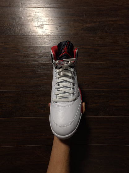 Jordan 5 Retro Fire Red Black Tongue (2025) [NEW] – 12M