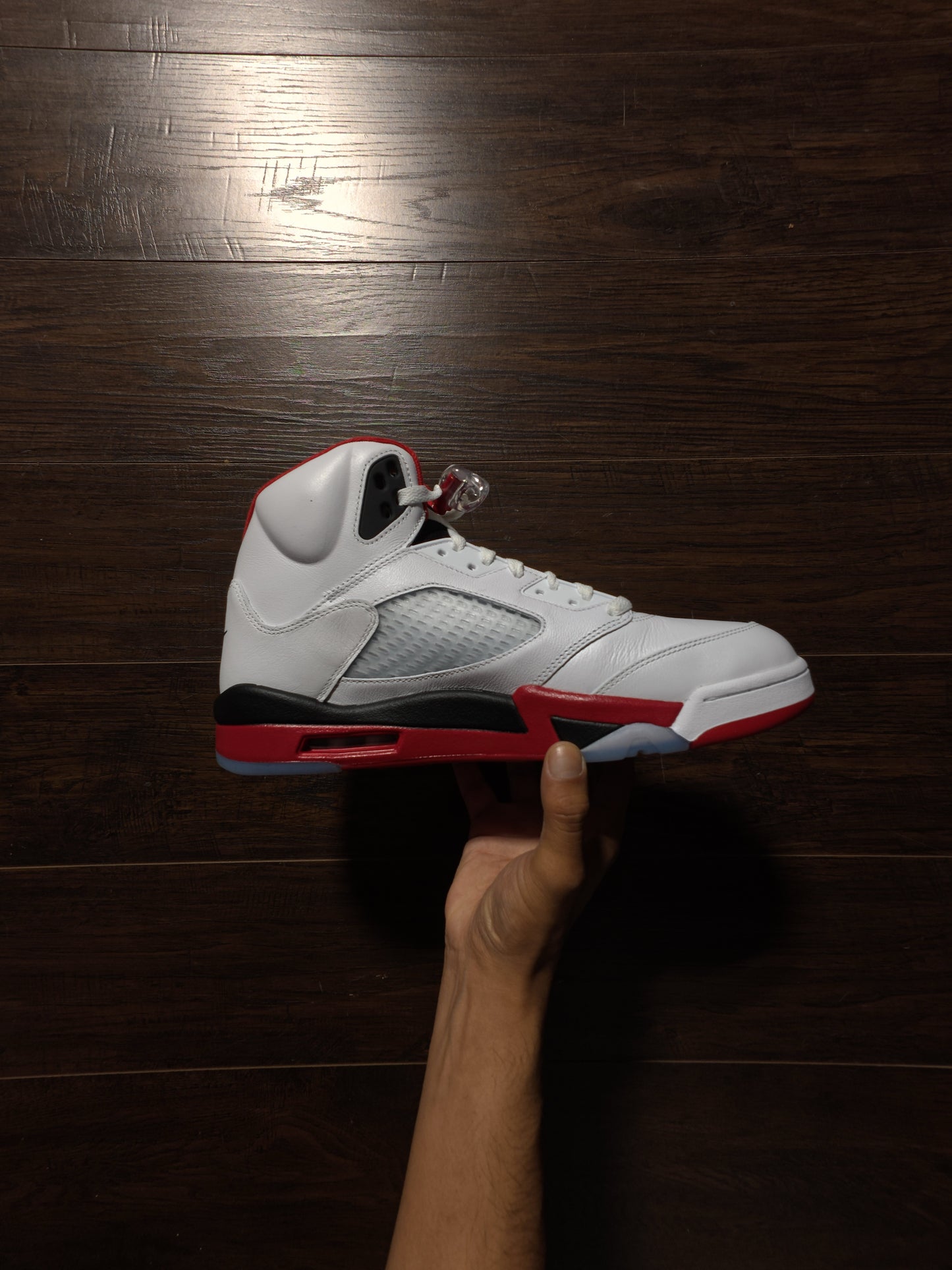 Jordan 5 Retro Fire Red Black Tongue (2025) [NEW] – 12M