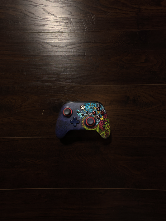 PowerA Wired Xbox Controller – Blue/Graphic [USED]