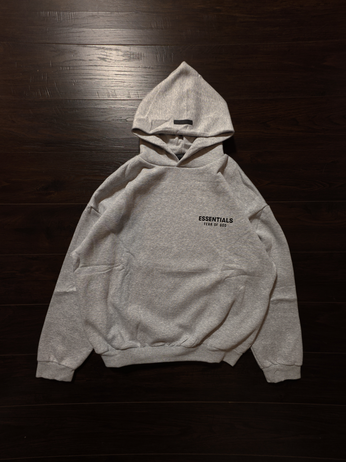 Fear of God Essentials Fleece Hoodie II 'Light Heather Grey' [NEW]