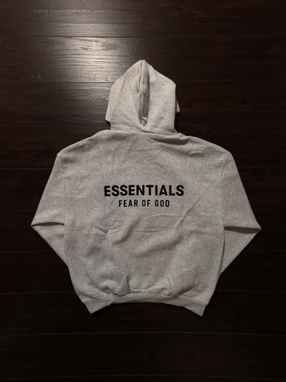 Fear of God Essentials Fleece Hoodie II 'Light Heather Grey' [NEW]