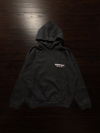 Fear of God Essentials Fleece Hoodie II 'Black' [NEW]