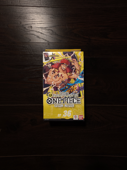 One Piece Card Game Starter Deck: Yellow Eustass “Captain” Kid (ST-36)