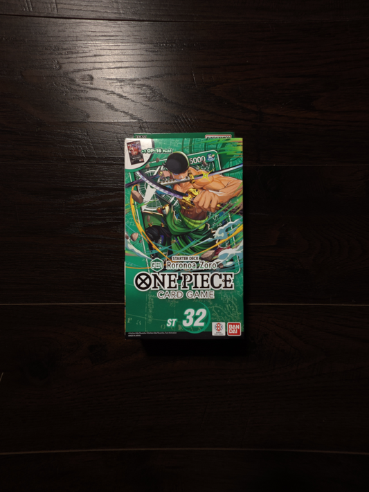 One Piece Card Game Starter Deck: Green Roronoa Zoro (ST-32)