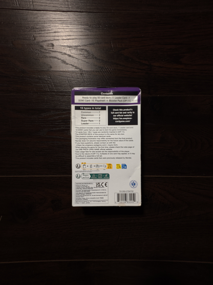One Piece Card Game Starter Deck: Purple/Black Monkey.D.Luffy (ST-26)